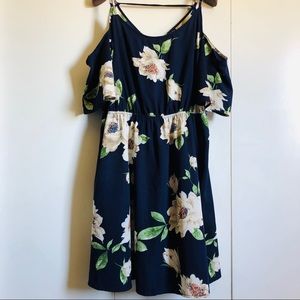 FOREVER 21 PLUS 2X FLORAL DRESS